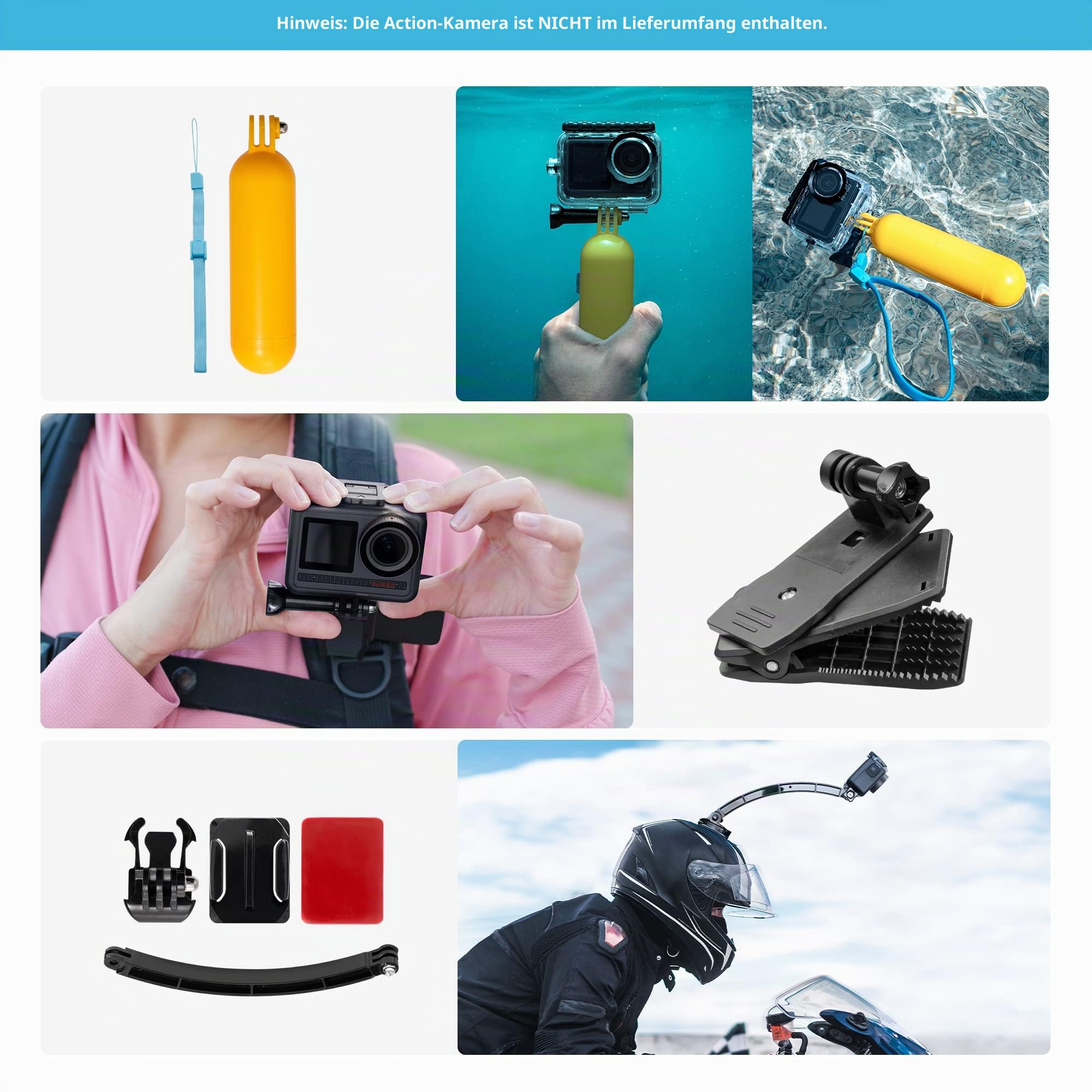 akaso-brave-42-in-1-actioncam-zubeh-rset-mit-tasche image 6