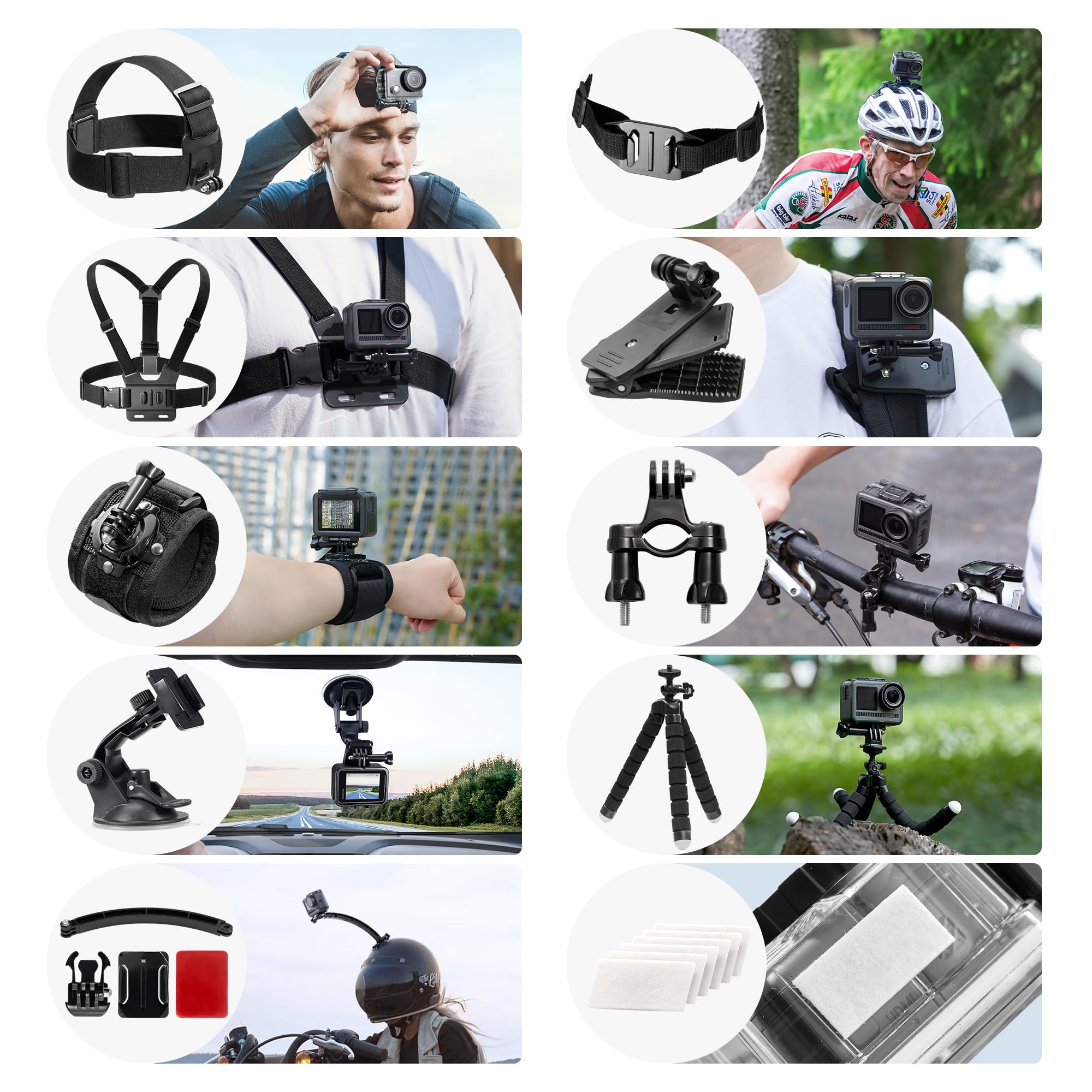 akaso-brave-42-in-1-actioncam-zubeh-rset-mit-tasche image 3