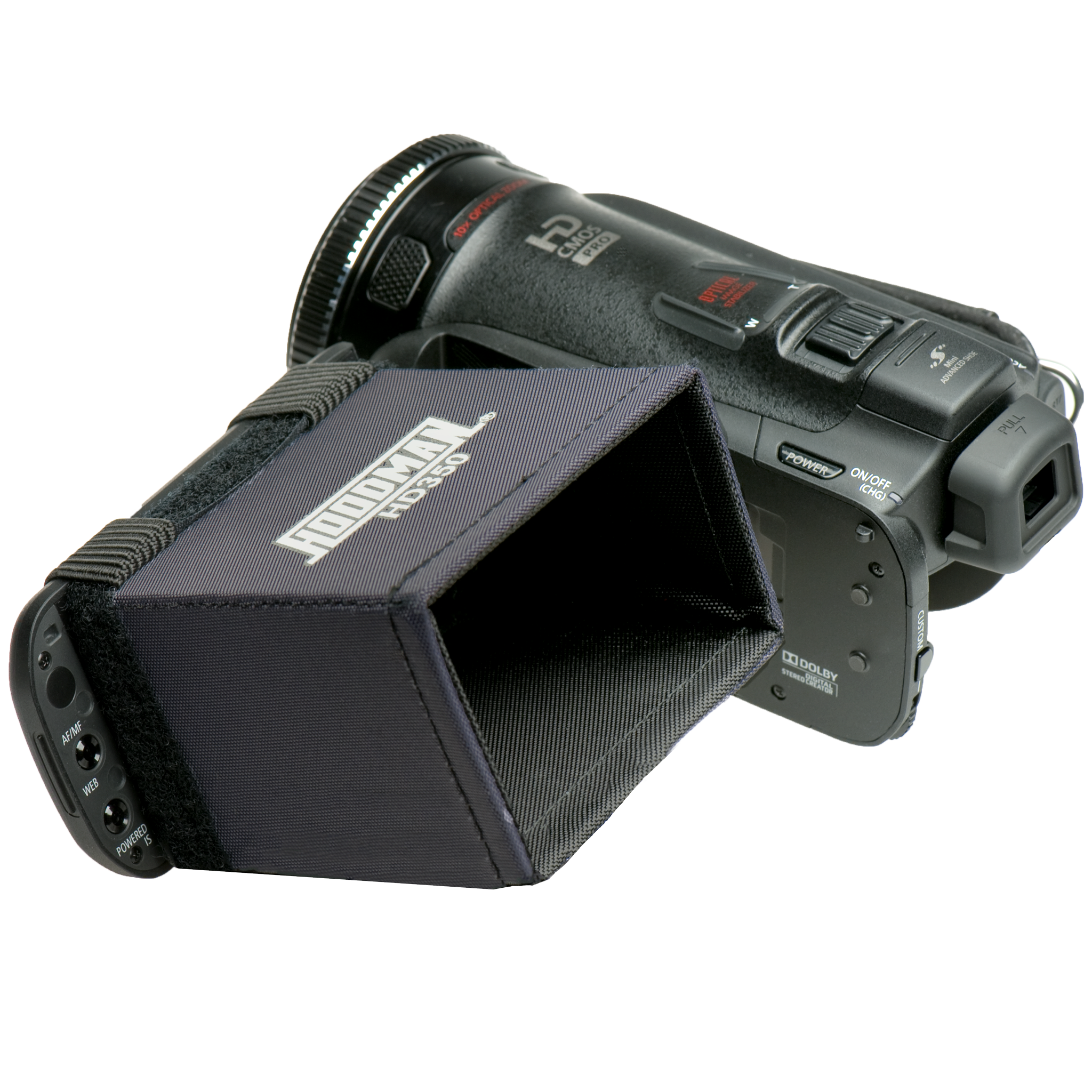 hoodman-hd350-camcorder-sonnenblende-lcd-3-5-zoll-hd350 image 1