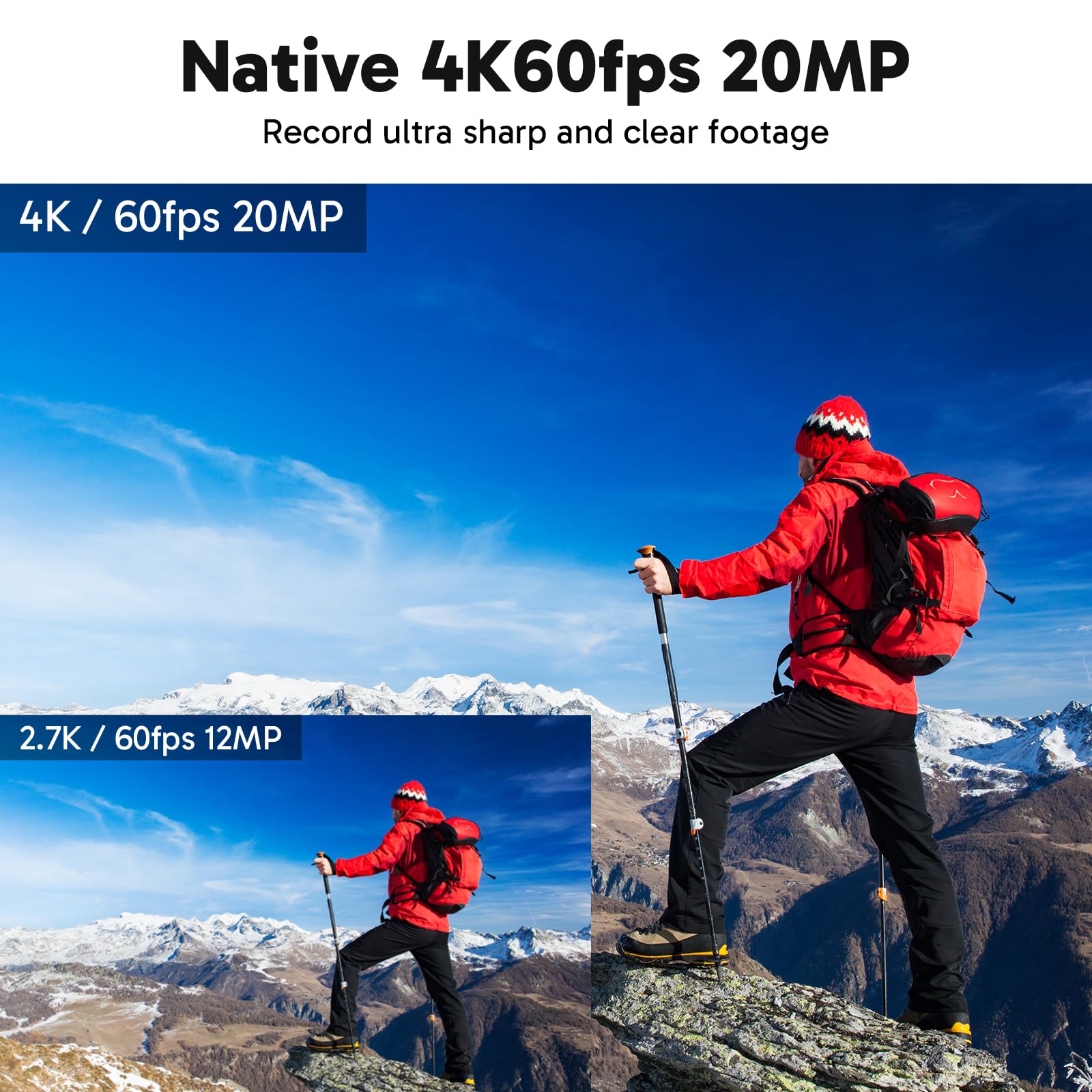 akaso-v50-elite-actionkamera-4k-60fps-wasserdicht-40m-kompakt image 2