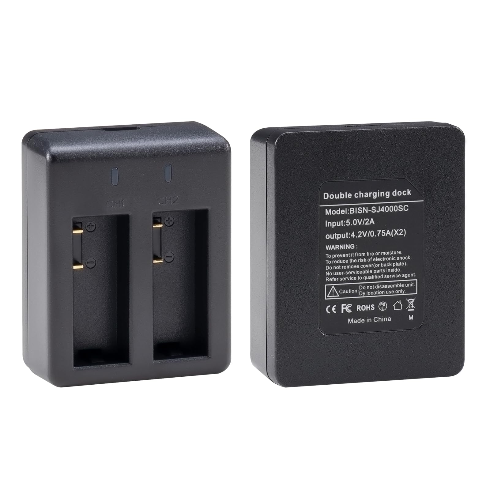 akaso-ek7000-akku-2x1050mah-mit-usb-dual-charger image 5