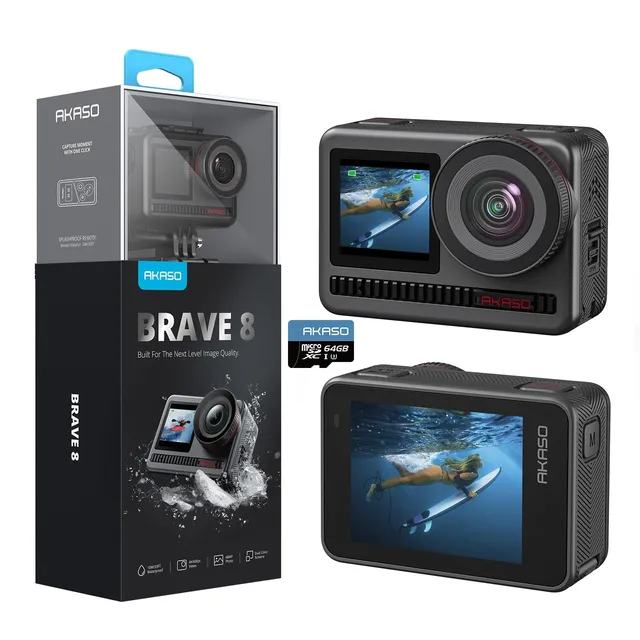 akaso-brave-8-actioncam-4k60-48mp-60m-wasserdicht image 1