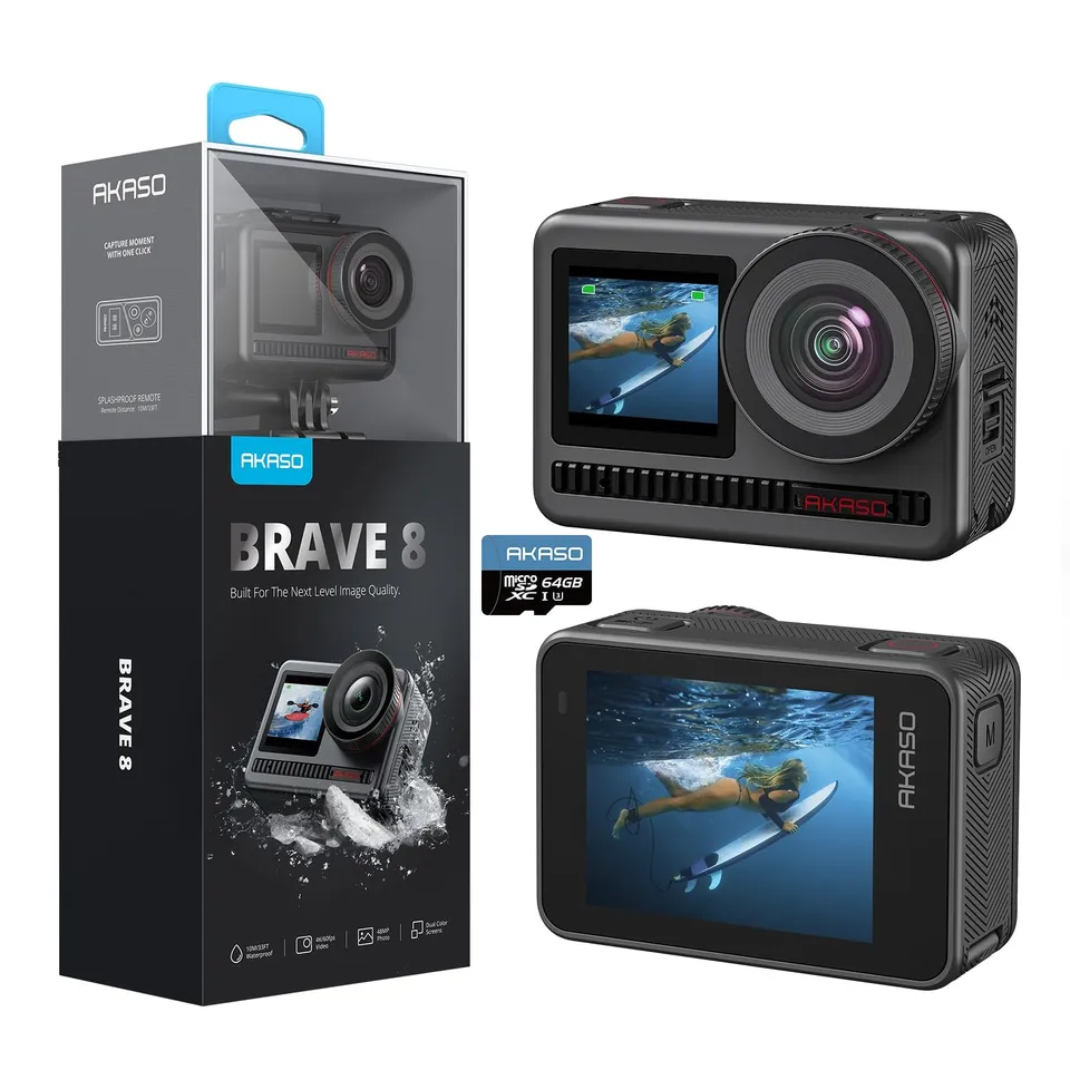 akaso-brave-8-actioncam-4k60-48mp-60m-wasserdicht image 1