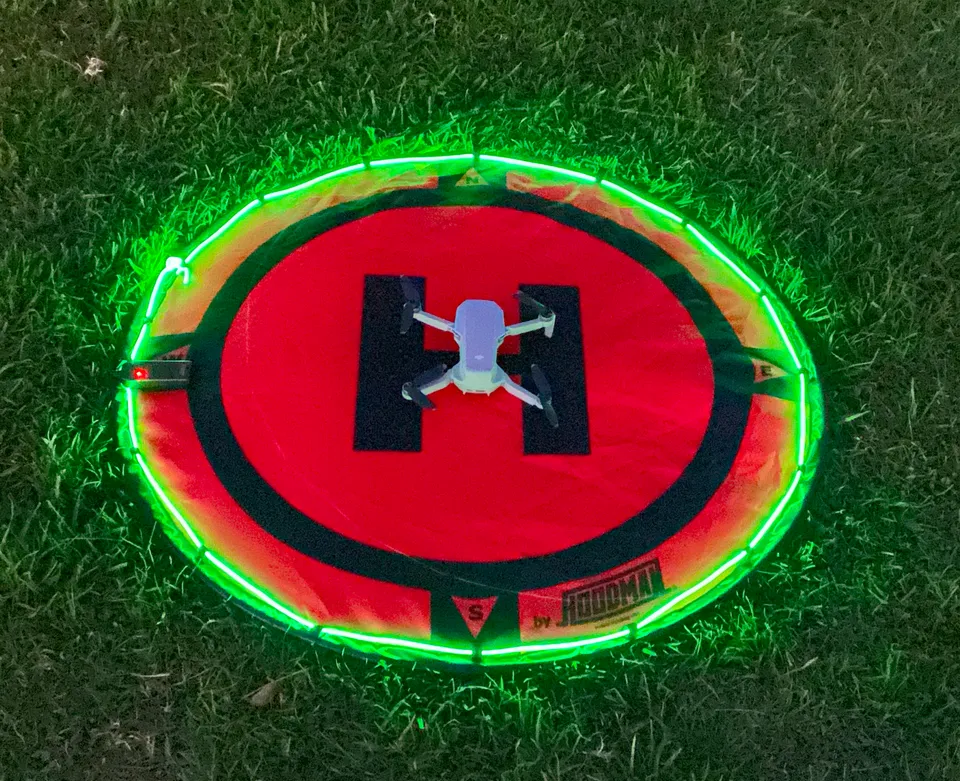 hoodman-drone-landing-pads-gr-n-led-licht-landeplatz-3-5-fu image 1