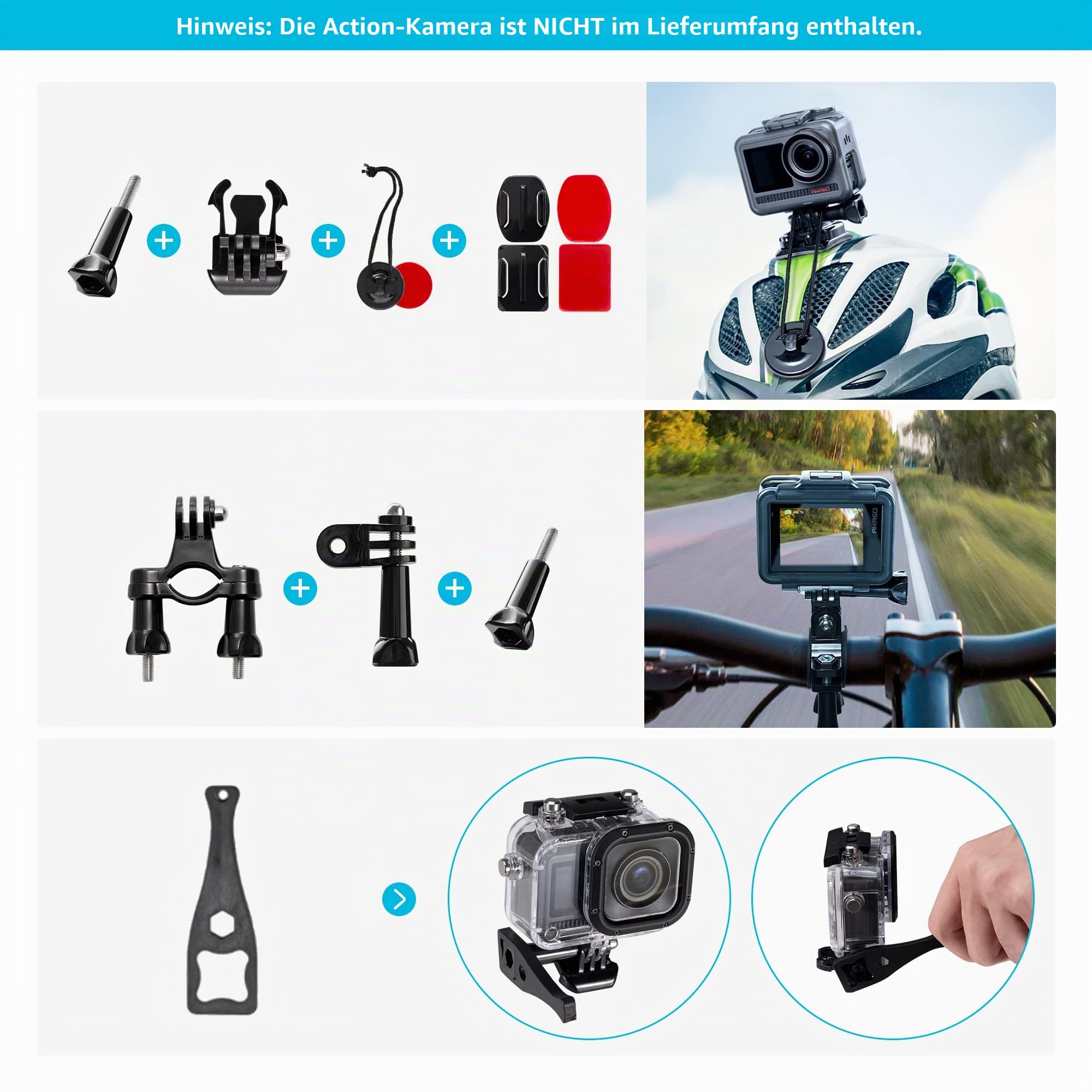 akaso-brave-60-in-1-actioncam-zubeh-rset-mit-tasche image 5