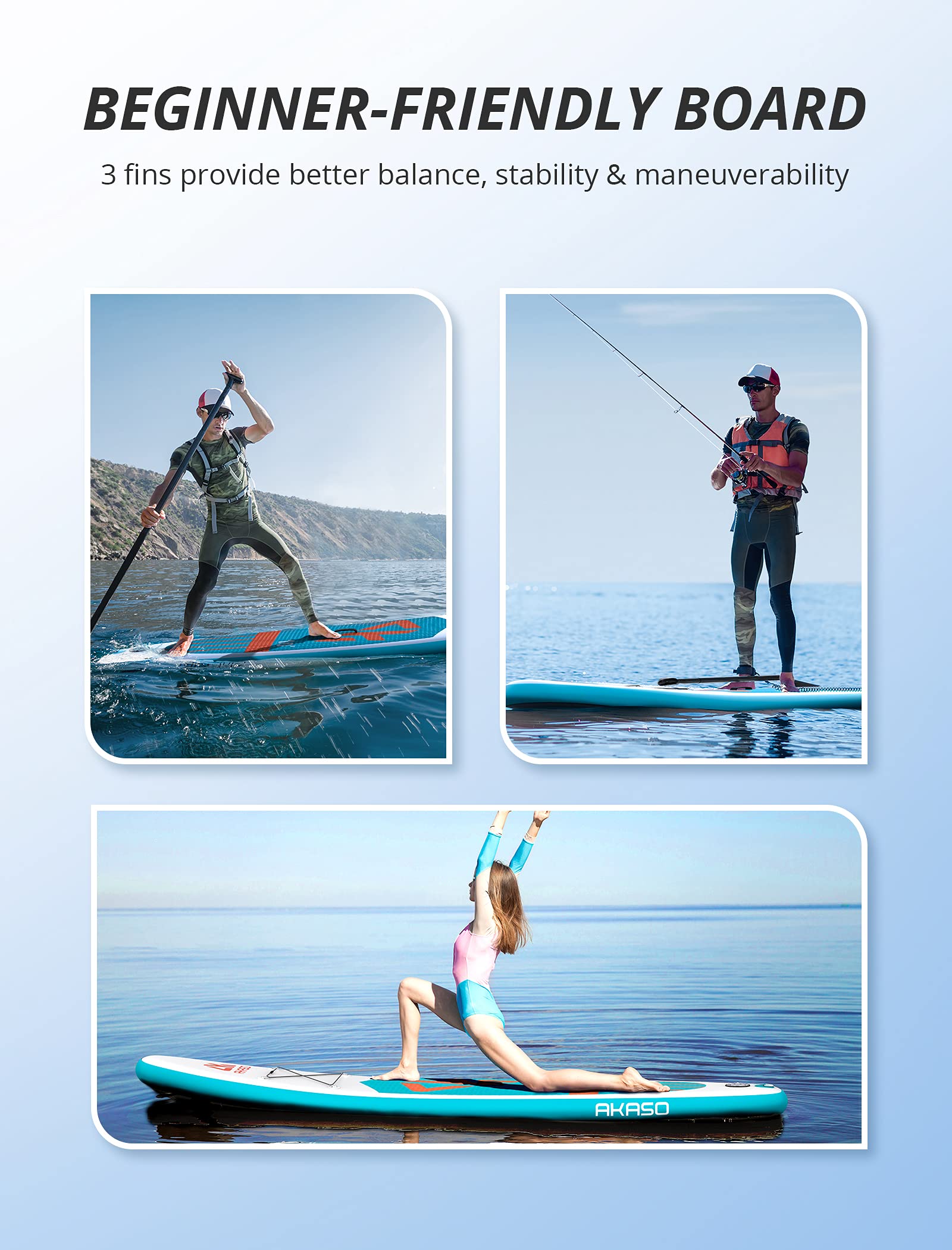 akaso-sup-board-aufblasbar-305cm-stand-up-paddle-set image 5