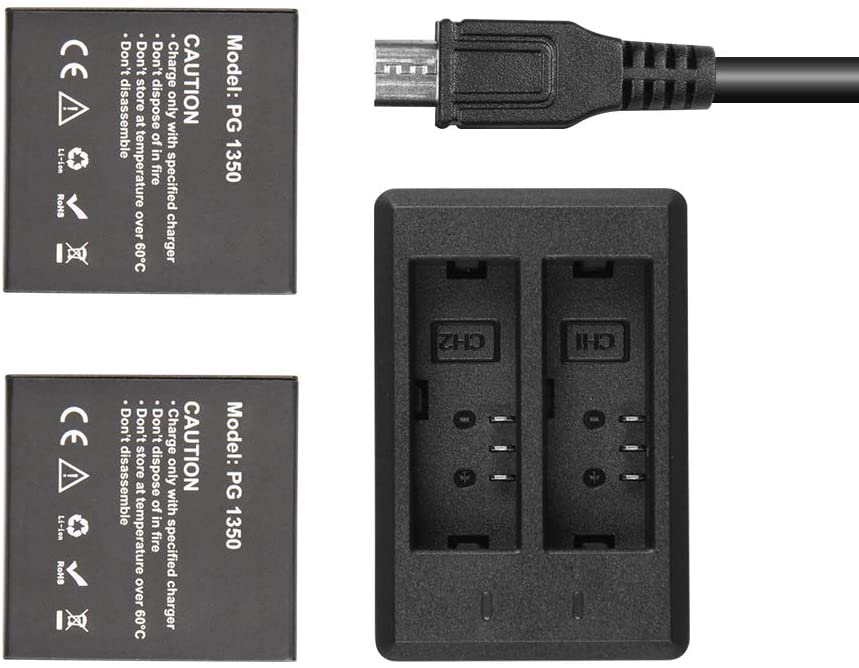 akaso-brave-7-le-akkuladeger-t-2x-1350mah-dual image 1