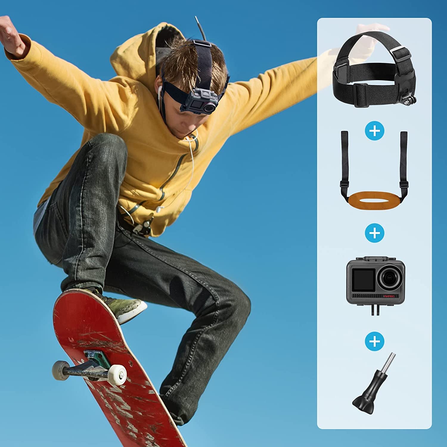 akaso-brave-series-skateboard-halterung-actioncam-zubeh-r image 4