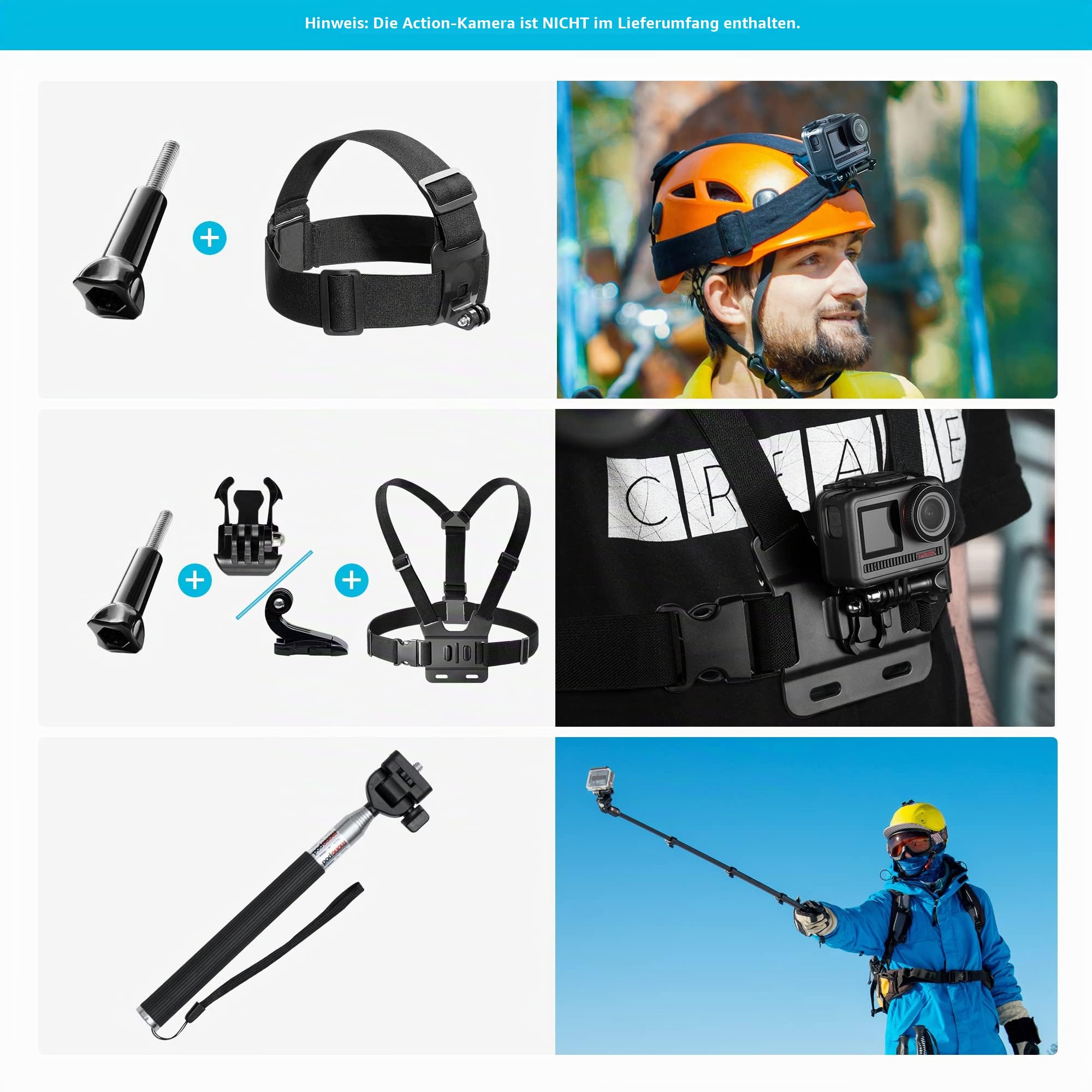 akaso-brave-60-in-1-actioncam-zubeh-rset-mit-tasche image 4