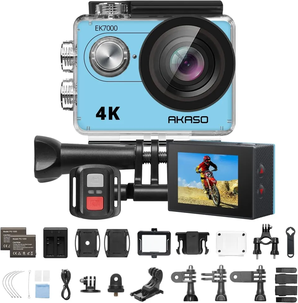 akaso-ek7000-4k-actionkamera-wasserdicht-blau image 1