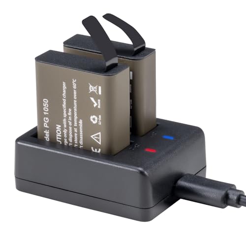akaso-ek7000-akku-2x1050mah-mit-usb-dual-charger image 7