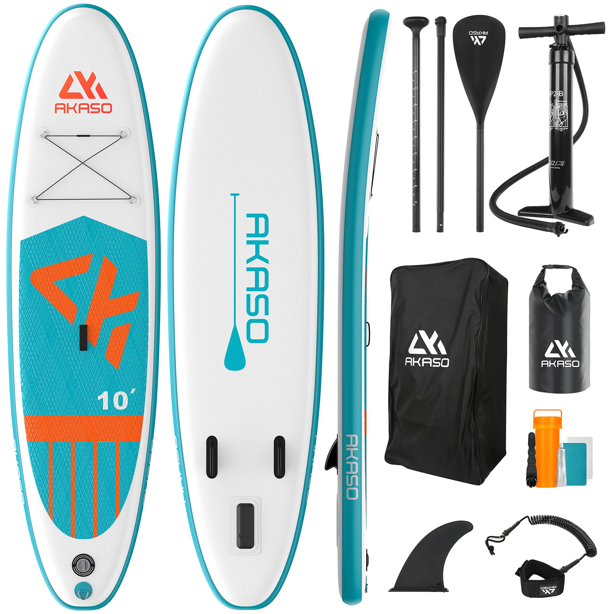 akaso-sup-board-aufblasbar-305cm-stand-up-paddle-set image 1