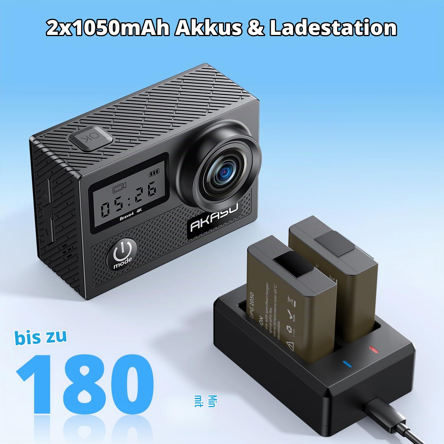 akaso-brave-4-actioncam-4k-20mp-30m-unterwasser image 6