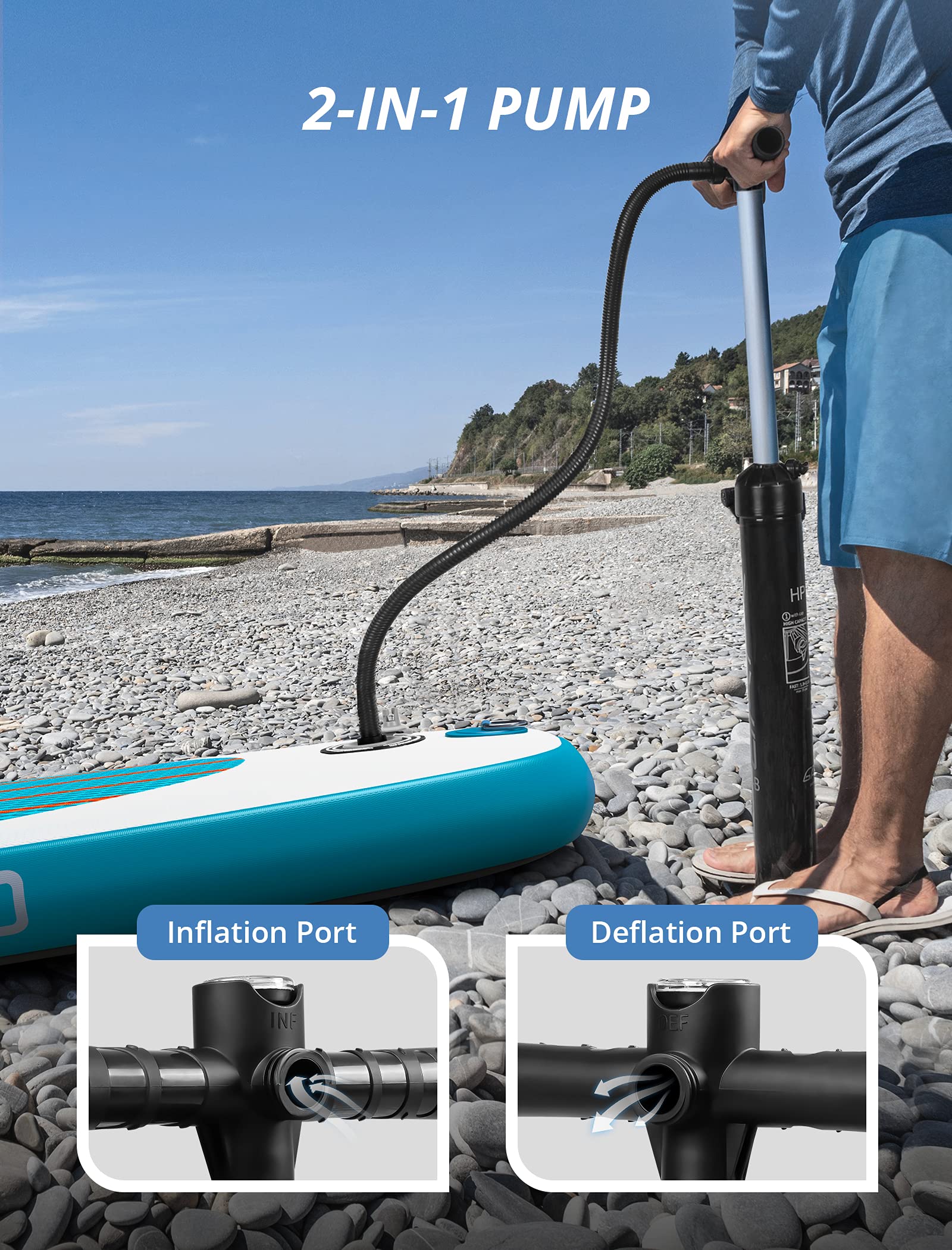 akaso-sup-board-aufblasbar-305cm-stand-up-paddle-set image 6