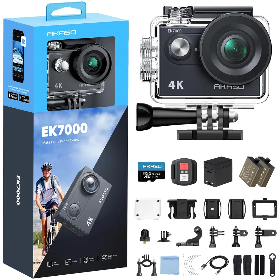 akaso-ek7000-actioncam-4k30-20mp-mit-64gb-karte image 1